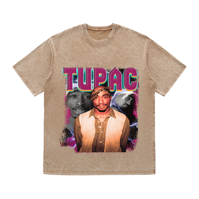RDMCLOTHINGART tapestry hoodie TUPAC HEAVY WEIGHT COTTON TEE-9142