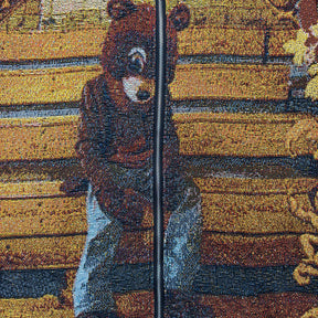 RDMCLOTHINGART tapestry hoodie VINTAGE BEAR TAPESTRY TEE
